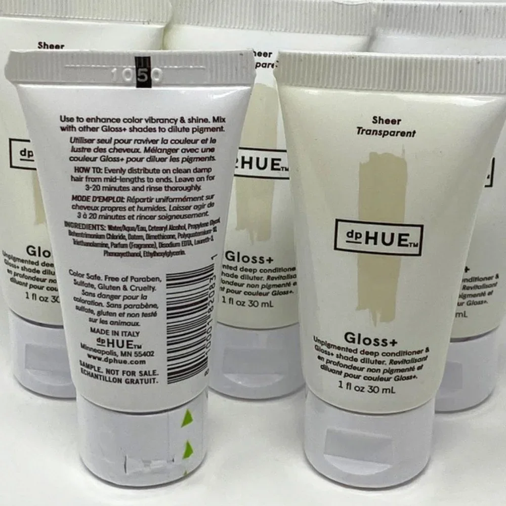 DP Hue Gloss+ Transparent Sheer 1 oz - 5 pack - Picture 2 of 3